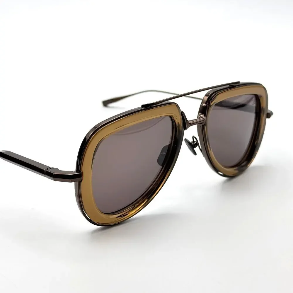Valentino Sunglasses V-LSTORY VLS-129D Brown Aviator Frame Brown Lens 50-21-140